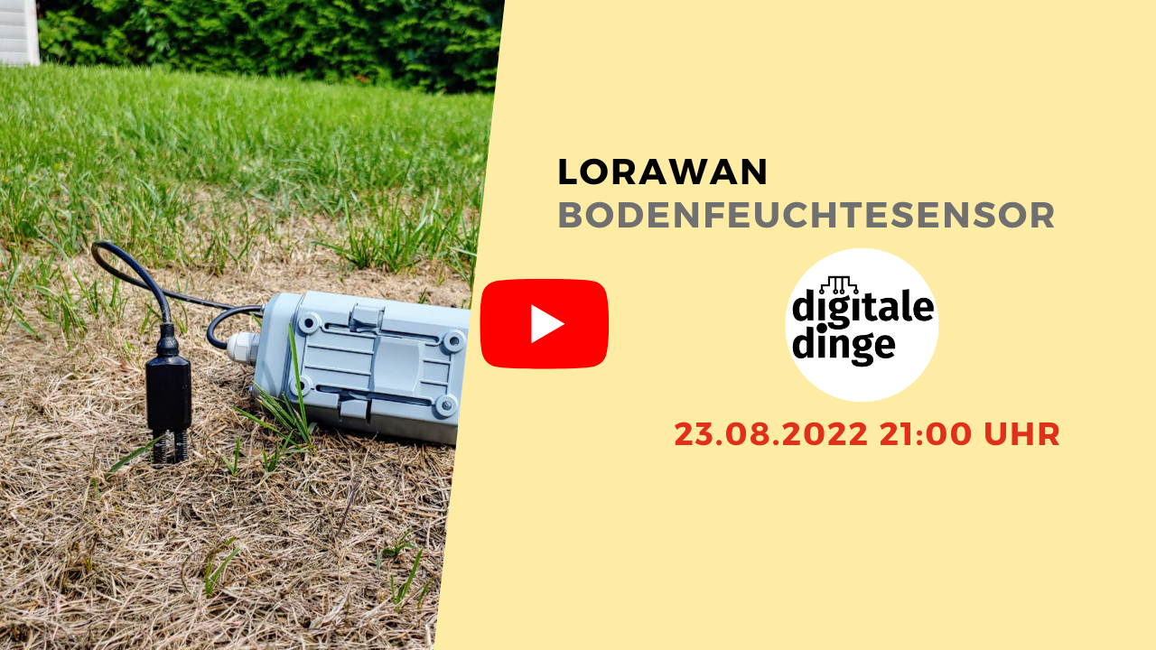 LoRaWAN Bodenfeuchtesensor