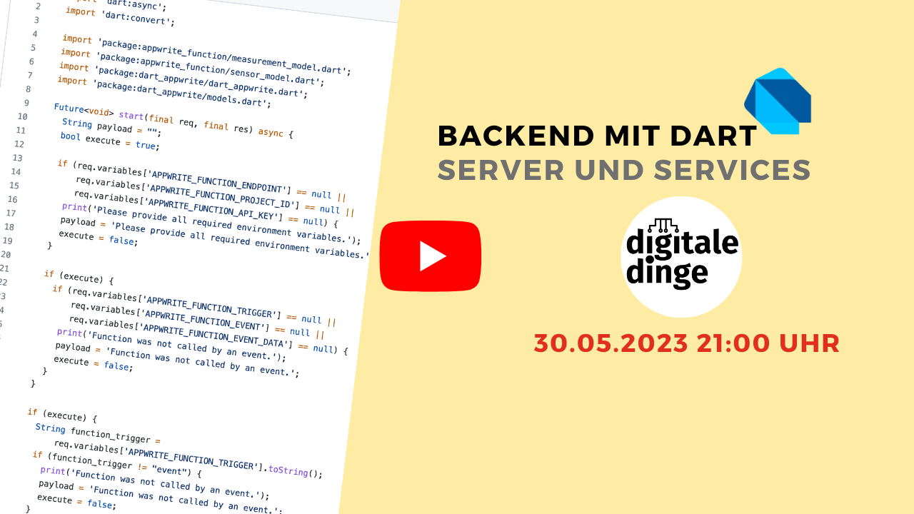 Backend mit DART